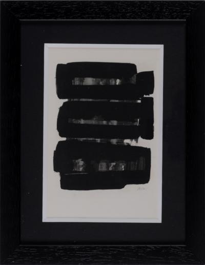 Pierre SOULAGES (After) - Gouaches et gravures (G), 1957 - Jacomet process print (Pochoir) 2