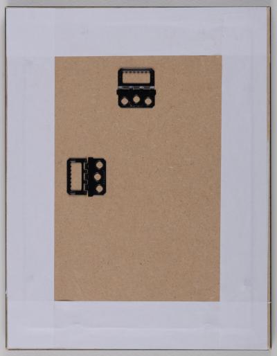 Pierre SOULAGES (After) - Gouaches et gravures (D), 1957 - Jacomet process print (Pochoir) - Framed! 2