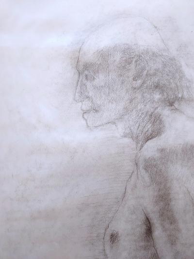 Gilbert PASTOR - Etude de nu - dessin sur papier 2