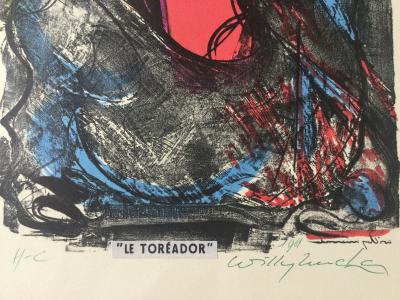 Willy MUCHA - The toreador, 1961 - Signed lithograph 2