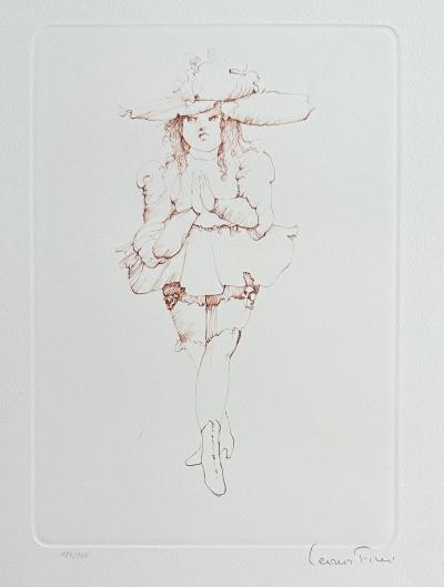 Léonor FINI - Femme surréaliste - Gravure originale signée numérotée crayon 2