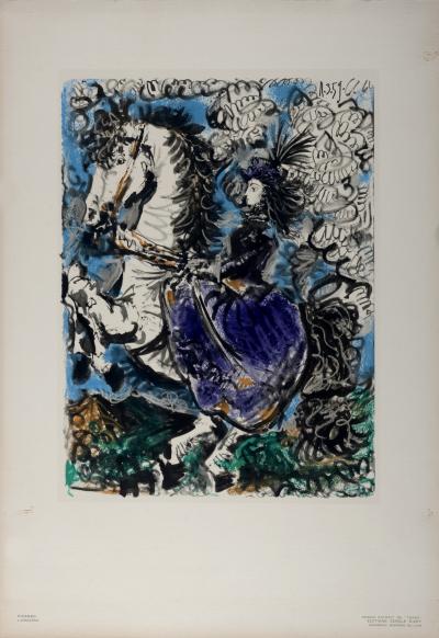 Pablo PICASSO - L'Amazone, 1961 - Lithograph in colors on 