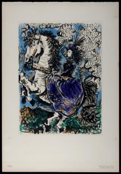 Pablo PICASSO - L'Amazone, 1961 - Lithograph in colors on 