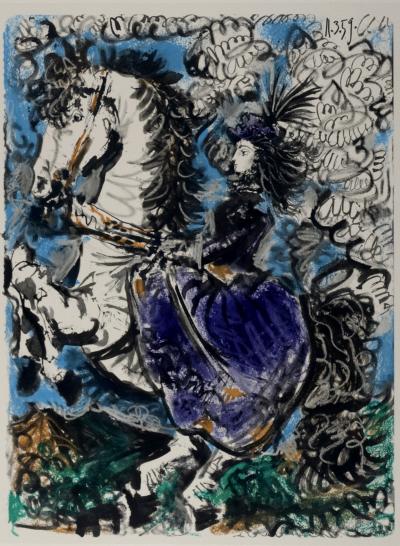 Pablo PICASSO - L'Amazone, 1961 - Lithograph in colors on 