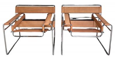 Marcel Breuer - Paire de Wassily Chair, 1960 - signé 2