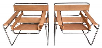 Marcel Breuer - Paire de Wassily Chair, 1960 - signé 2