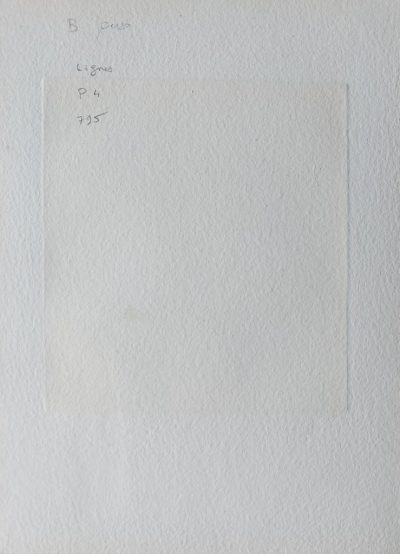 James Coignard   - Lignes (1990)  - Gravure au carburundum 2