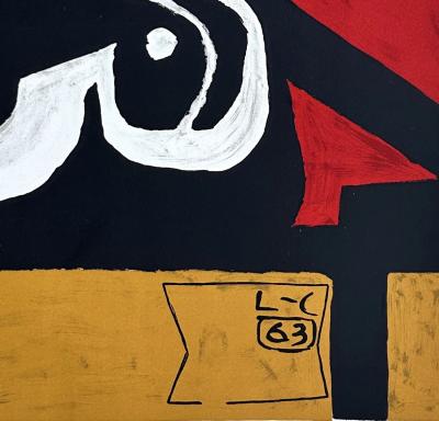 Le Corbusier - Le rêve surréaliste - Lithographie originale signée dans la planche 2