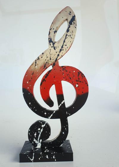 SPACO - Gold Music is Art , 2023 - Sculpture 2