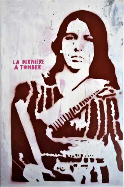 Jean Michel ZAZZI - Adelita - Acrylique sur toile de 2019, signée au crayon 2