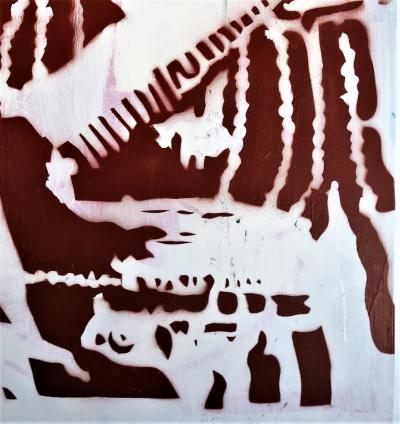 Jean Michel ZAZZI - Adelita - Acrylique sur toile de 2019, signée au crayon 2