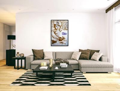 Jean Michel ZAZZI - Tania. Fleur de Sureau. Russie 1943 - Acrylique sur toile de 2019, signée au crayon 2