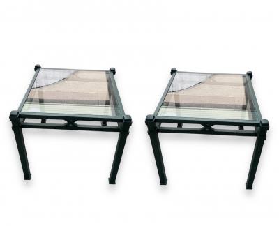 Pierre Vandel - Paire de tables d’appoint 2