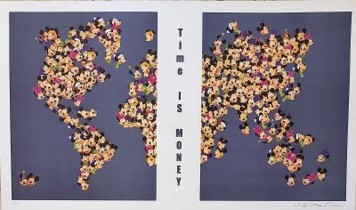 Nelson LEIRNER - Time is Money - Lithographie 2