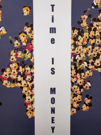 Nelson LEIRNER - Time is Money - Lithographie 2