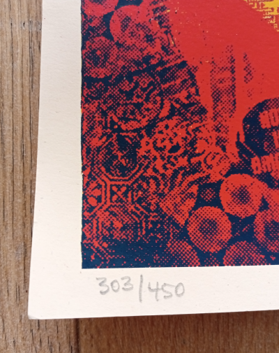 Shepard FAIREY (Obey)  - Keith haring - Sérigraphie signée 2