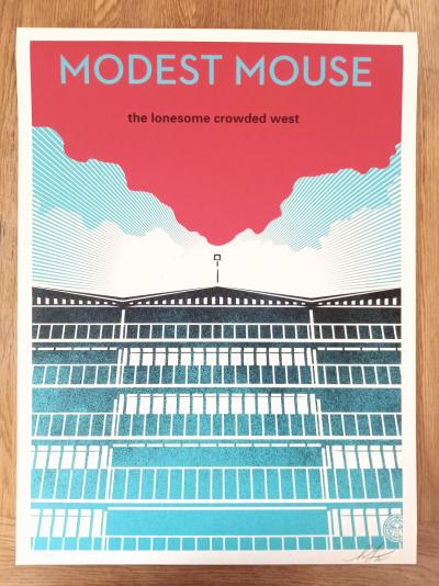 Shepard FAIREY (Obey)  - Modest Mouse - Sérigraphie signée 2