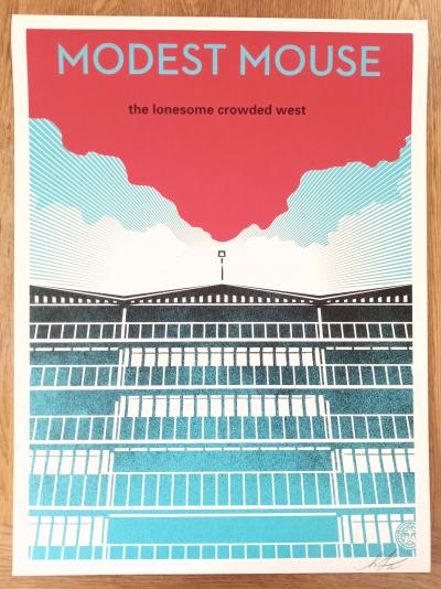 Shepard FAIREY (Obey)  - Modest Mouse - Sérigraphie signée 2