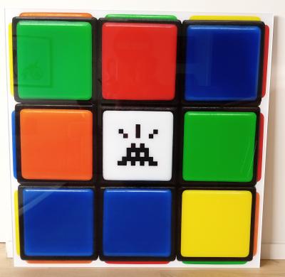 Invader - Invaded Cube, 2023 2