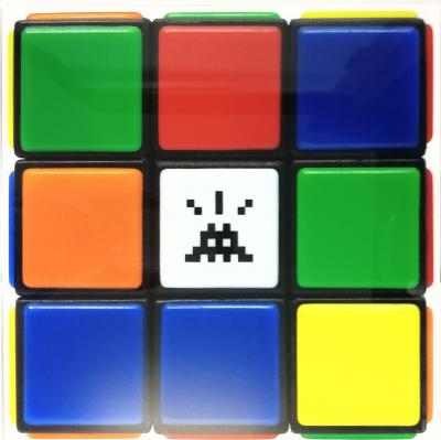 Invader - Invaded Cube, 2023 2