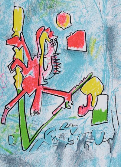 Roberto MATTA - T’ou’t se tient, 1975  Lithograph in colors on wove paper. 2