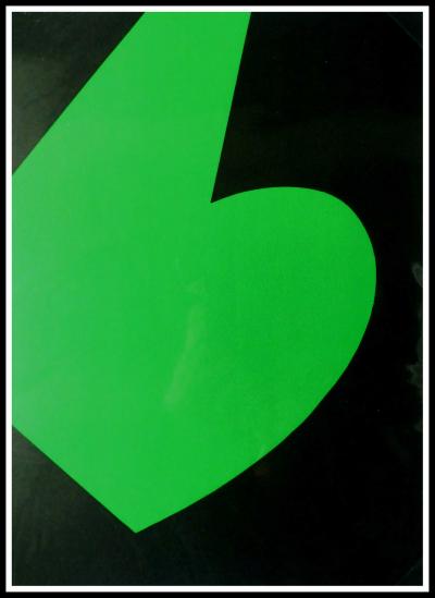 Ellsworth KELLY - Composition deux couleurs II, 1951 - Lithographie originale 2