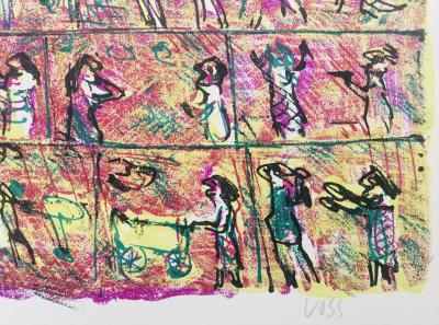 Jan VOSS - Sans-titre, 1964 - Lithographie originale signée au crayon 2