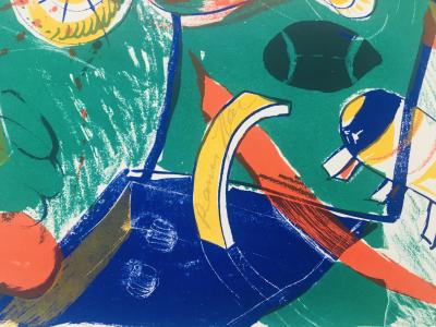 Bernard RANCILLAC - Sans-titre, 1964 - Lithographie originale signée au crayon 2