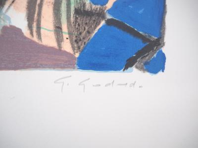 Gabriel GODARD : La Paysanne - Lithographie originale signée 2