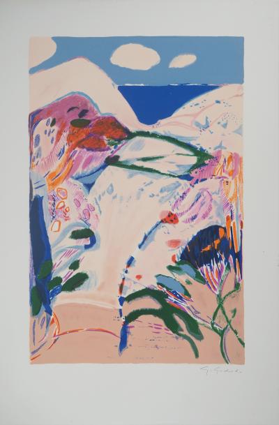 Gabriel GODARD : La forêt fauve - Lithographie originale signée 2
