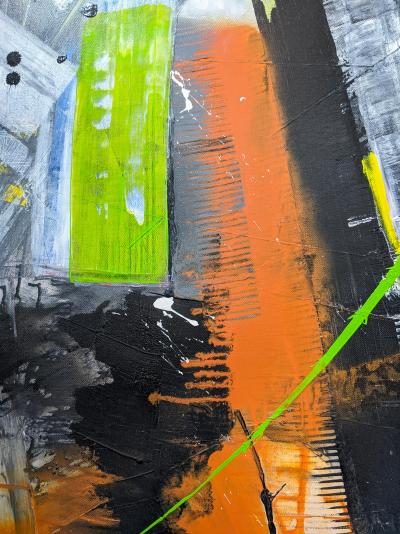 Benoit GUERIN - City 2023 - Acrylique sur toile signée 2