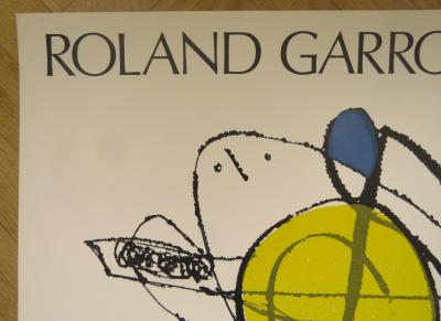 Joan Miro - Roland Garros - Affiche originale - 1991 2