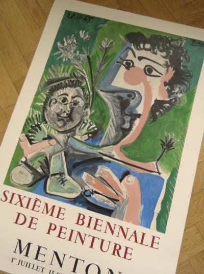 Pablo Picasso - 6ème biennale de peinture de Menton -1965 2