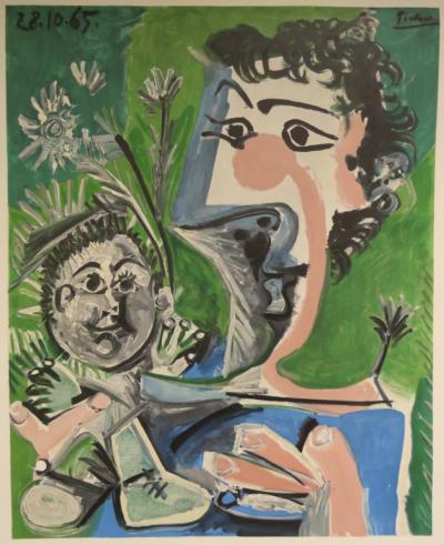 Pablo Picasso - 6ème biennale de peinture de Menton -1965 2