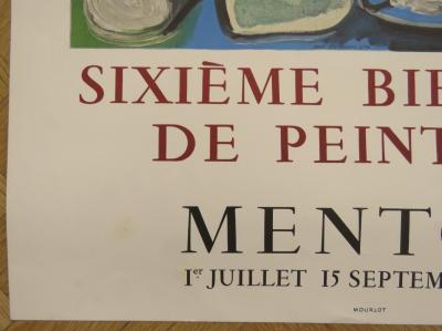 Pablo Picasso - 6ème biennale de peinture de Menton -1965 2