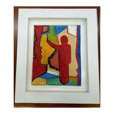 Carlo Massimo FRANCHI - Kaleidos - oil on canvas and fabric 2