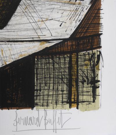 Bernard BUFFET - Vase de fleurs, 1964 - Original lithograph in colors on BFK Rives paper - Hand-signed & numbered 2