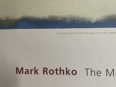 Mark Rothko, numéro 10, MOMA 1996 2