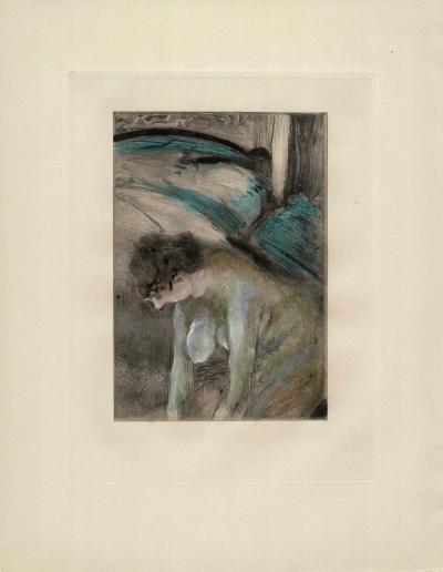Edgar Degas (d’après) - Femmes dans sa chambre - Gravure (eau-forte) 1931 2