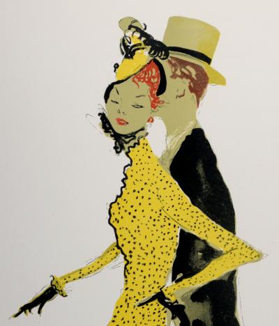 Jean-Gabriel DOMERGUE - La Parisienne : La belle Hélène, 1956 - Original lithograph on vélin du 