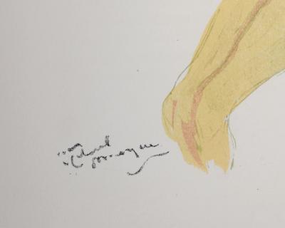 Jean-Gabriel DOMERGUE - La Parisienne : Elvire, 1956 - Original lithograph on vélin du 