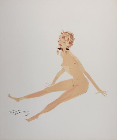 Jean-Gabriel DOMERGUE - La Parisienne : Suzette, 1956 - Original lithograph on vélin du 