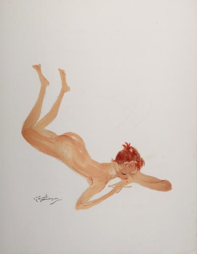 Jean-Gabriel DOMERGUE - La Parisienne : Sabine, 1956 - Original lithograph on vélin du 