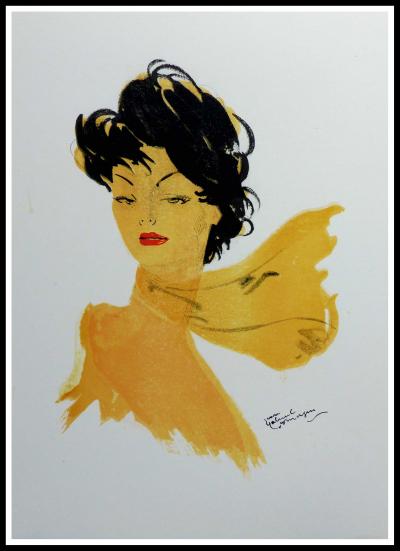 Jeune Fille À La Perle, Drawing by Ruy, Jean Bardot