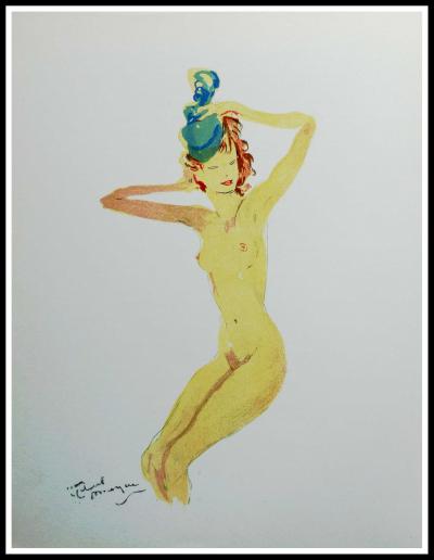 Jean Gabriel DOMERGUE, La Parisienne III, 1956, lithographie originale 2