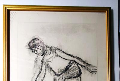 Edgar Degas - La Femme au Lavoir - gravure 2
