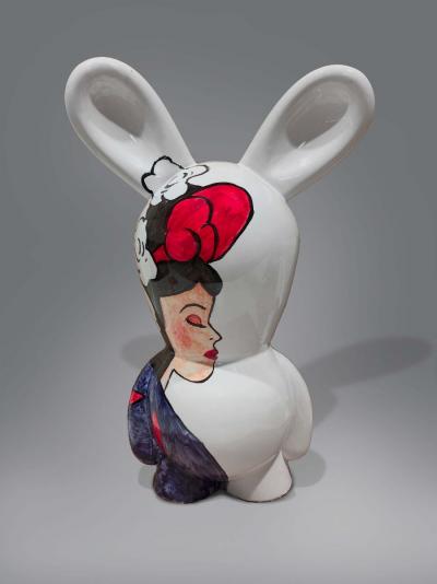 Paolo PASTORINO - Osvaldo Blanche-Neige - sculpture en céramique peinte à la main 2