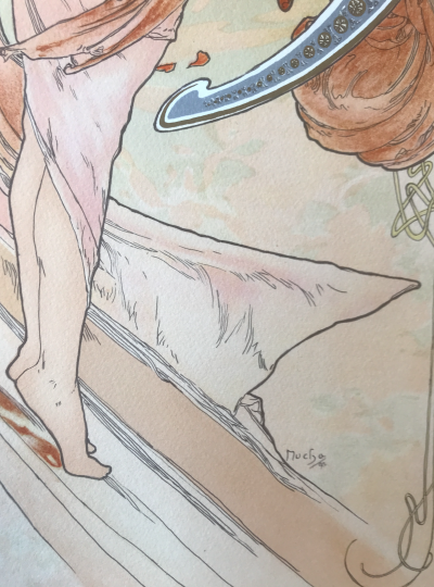 Alphonse MUCHA - La Danse, 2023, lithographie 2