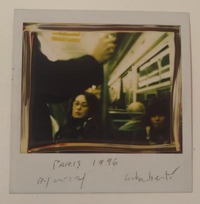 Maurizio GALIMBERTI - Paris 1996 - hand signed Polaroid 2