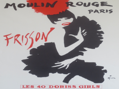 René GRUAU - Frisson 1965-1966 - affiche lithographique 2